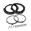 REPAIROCK 7 Inch Round Headlight Mounting Retaining Bracket Ring Set