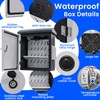 Waterproof Outdoor Electrical Box with Thermostat & Fan, 15.7" H