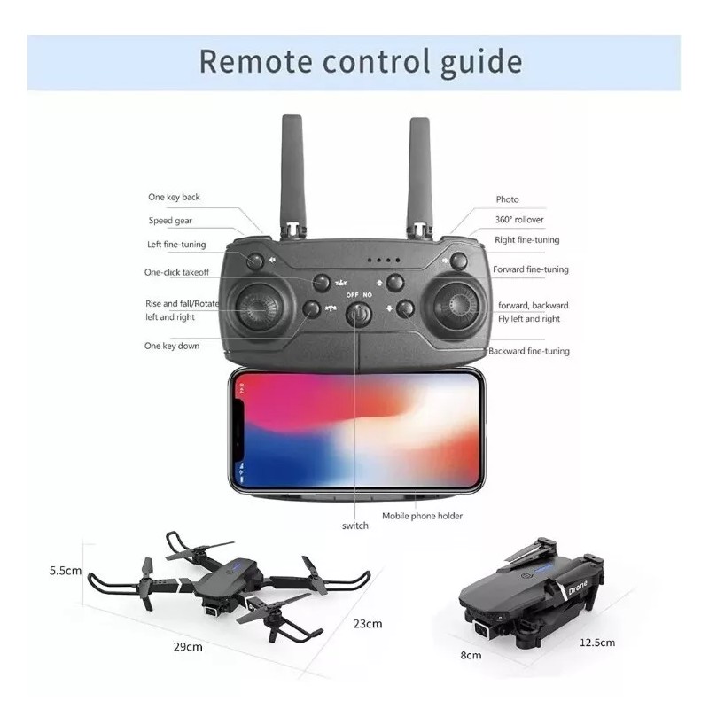 myshie Myshle SMS Drone Avoid Obstacles Foldable Drones with 4K