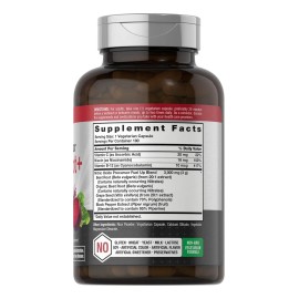 Raz De Remolacha De Oxido Ntrico Con 180 Caps Hecho En Usa Sin Sabor                                                                                  