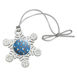 GRAPHICS & MORE Chocolate Chip Cookies and Milk Pattern Metal Snowflake Christmas Tree Holiday Ornament