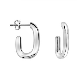 SOFIA MILANI - Women's Earrings 925 Silver - Stud Earrings, Sterling Silver, No Gemstone