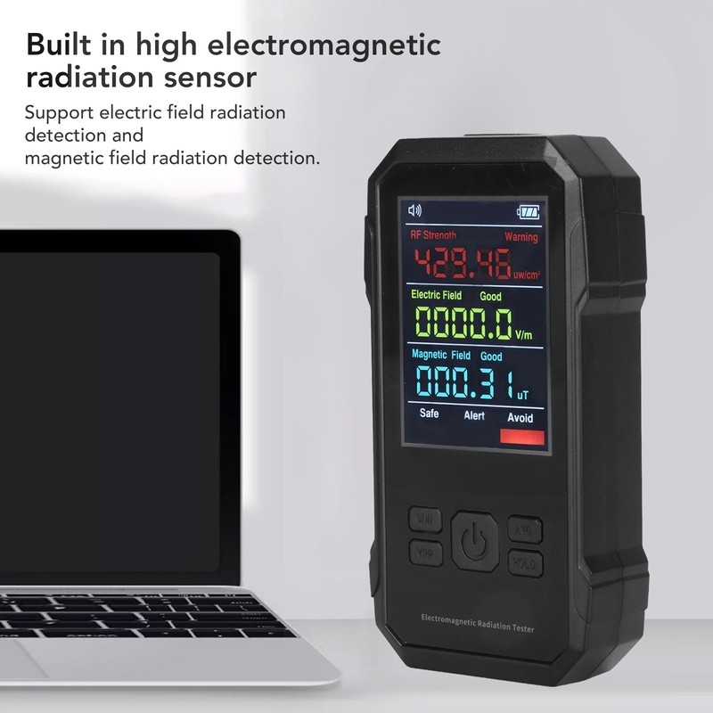 Electromagnetic Radiation Detector Professional Handheld Digital Radiation Detector with LCD