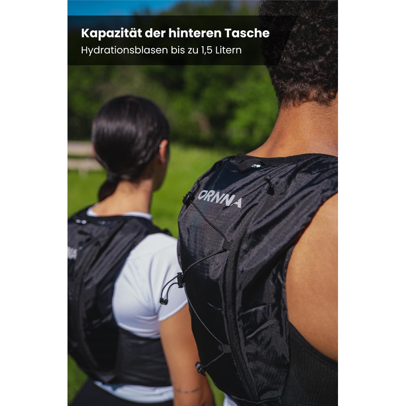 Chaleco Trail Running (Black, M-L)