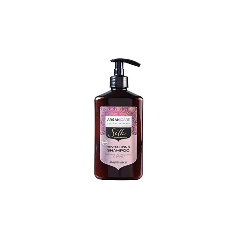 Arganicare Set of Duo Revitalising Shampoo and Conditioner with Silk