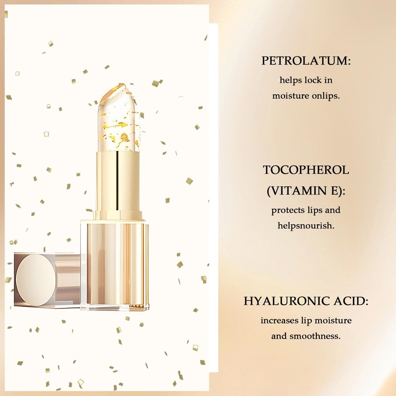 Transferproof Colour Changing Lipstick, Long Lasting 24H Lipstick, Moisturizing Glossy