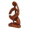 G6 Collection 12" Abstract Sculpture Wooden Handmade Handcrafted Art -