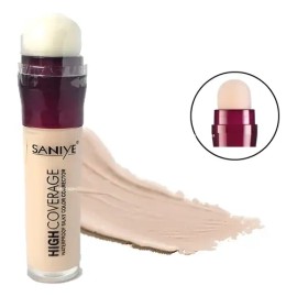 Corrector Liquido High Coverage Saniye Con Esponja R8002