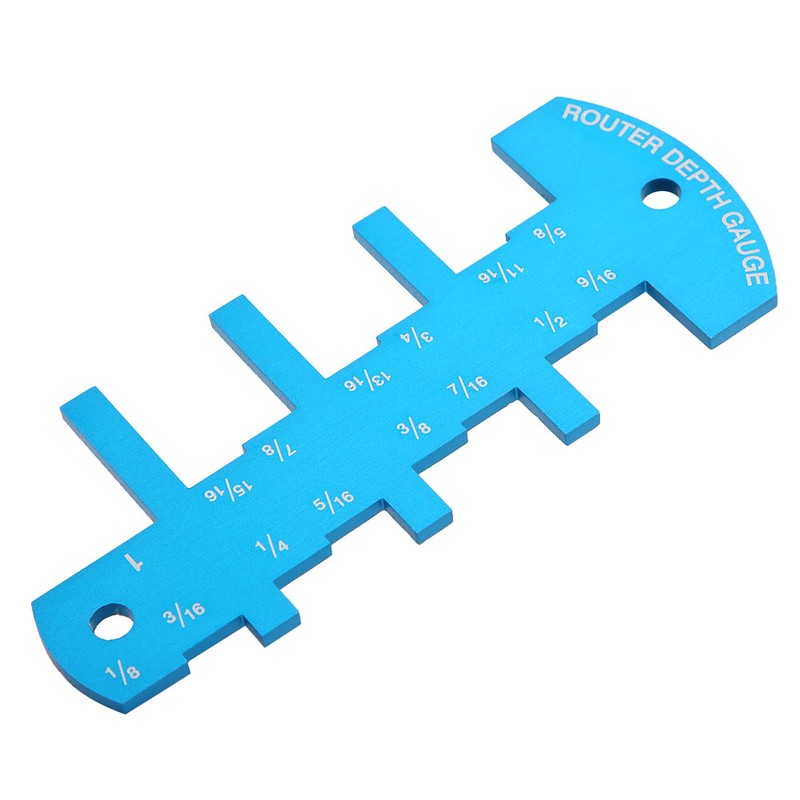 Table Saw Depth Measuring Ruler Aluminum Alloy Height Limit Gauge