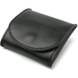 G'sCAFE Coin Purse, Men's, Genuine Leather, Supervised by a Leather Sommelier, Luxury, Box-type, Coin Case, Small Wallet, Black