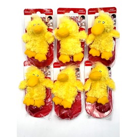 Kong Dr Noyz (6) Plush Squeaky Duck XS Puppy Dog Fetch Toy With Extra Squeakers