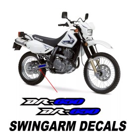 Factory EFX DR650 Dr 650 Blue Swingarm Stickers Decals Graphics airbox dirtbike Supermoto