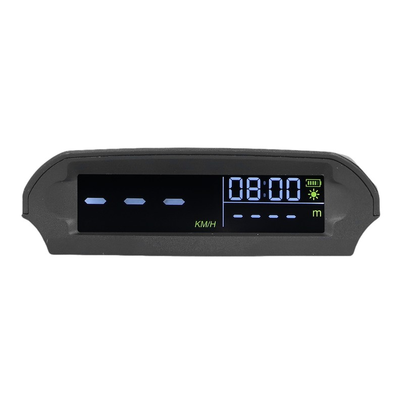 Smart HUD Display Digital Solar Charged Displays Time Temp Over