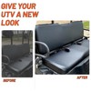 ECOTRIC Black Seat Cover Replacement Set Compatible with 2002-2008 Polaris