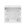 Merriway BH04932 Moulded Light Switch Surface Pattress Boxes 1-Gang 25mm
