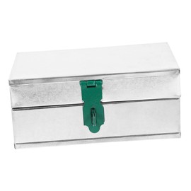 COHEALI Iron Tool Storage Box Durable Metal Organizer with Ample Space for Tools and Documents Lockable Design for Home Office and Travel Heavy Duty Iron Construction with High Bearing