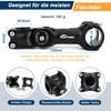 toptrek Bicycle Handlebar Stem, Handlebar Riser Bicycle 31.8 mm, 130