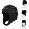 Rugby Cap Head Guard, EVA Protective Goalkeeper Helmet (L)