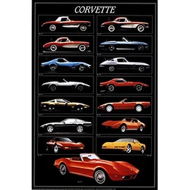 Corvette Chart Poster Print, 24x36