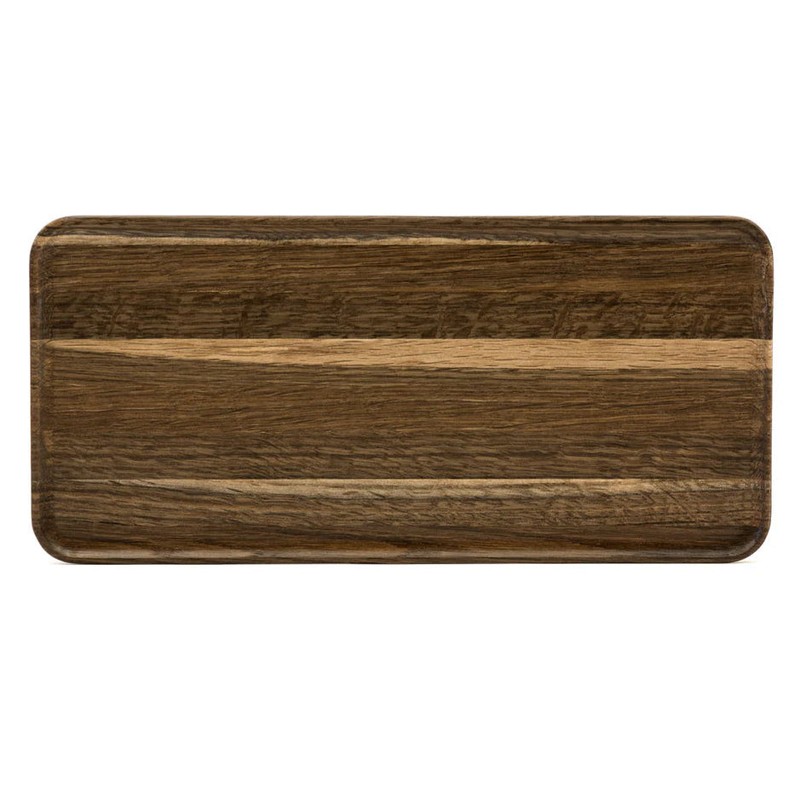 Sands Made Wooden Thin Tray (350 x 165mm), Black Walnut
