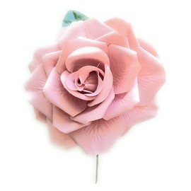 Large Flamenco Flower Hair Accessories Typical Flamingo Dance Flower April Fairs and Romeria Flamingo Dresses Flamenco Flower Dusky Pink Diameter 19 cm