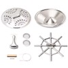 Alnicov Dobro Resonator Guitar Replacement Parts Cones Soundhole Screens Tailpiece