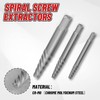 10PCS Screw Extractor Set Heavy Duty Bolt Extractor Set Left