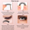 Somelese False Eyelashes Fluffy Mink Lashes Cat-Eye Look 5 Style