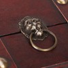 Treasure Chest Storage Box with Combination Lock Handcraft Exquisite Wood