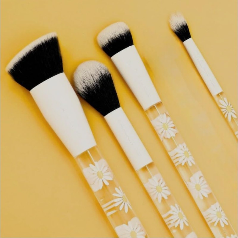 F.A.R.A.H. DAISY 4pc Brush Set - Buffing, Blush, Highlight, and