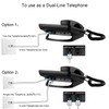 Ornin 2-Line Corded Telephone Systems for Small Business and House,