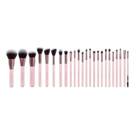 Beauty Creations 24 Piece Brush Set Color Rosa Y Negro