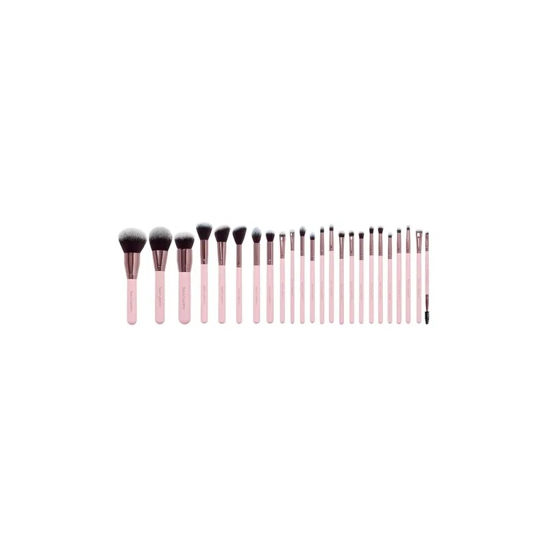 Beauty Creations 24 Piece Brush Set Color Rosa Y Negro