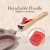 RANXINGST Ceramic Egg Frying Pan with Lid, Nonstick 4 Cup