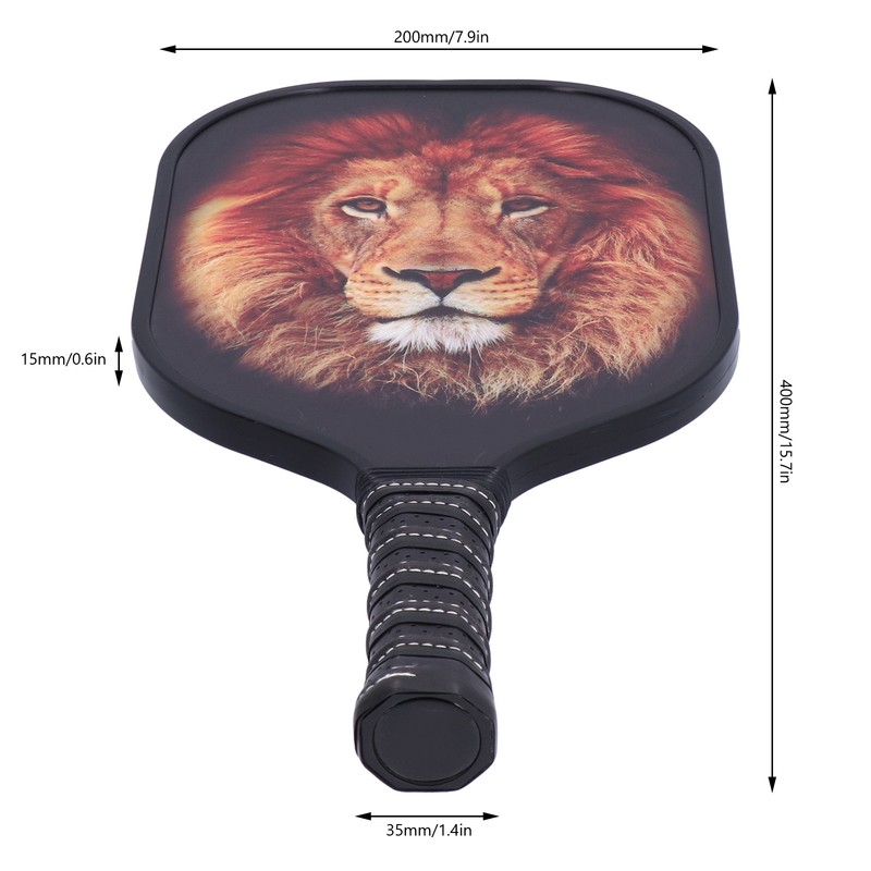 LEIJIAER Pickleball Paddle Set Carbon Fiber Face Racket with 2Pcs