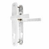 Avocet Polished White 'Affinity' Door Handle Set 92PZ 92mm Sprung