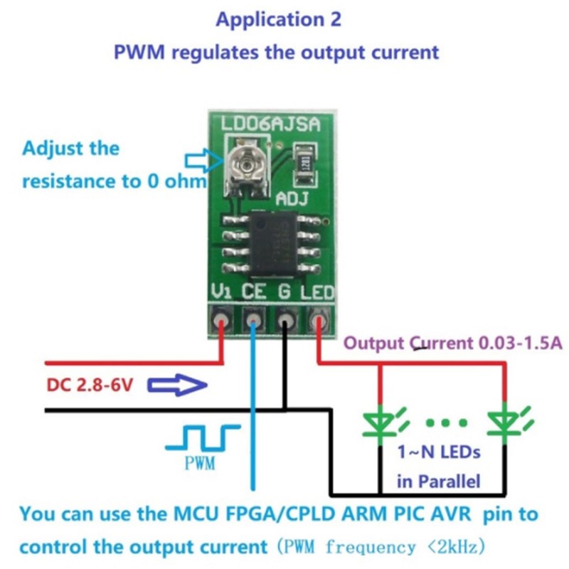 Constant Current Adjustable Module, Aluminum Miter T-Track PWM Control Board