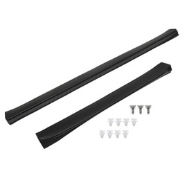 FZJDSD 2Pcs Black Left Front & Left Rear Door Lower Molding Trim Garnish 82877-9NB0A Compatible with Infiniti QX60 JX35 2013-2020