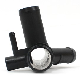 CNS Upper Radiator Coolant Hose Connector Pipe Tube Compatible with 00-02 LINCOLN/JAGUAR 3.0L (182cid / 183cid) V6 DOHC