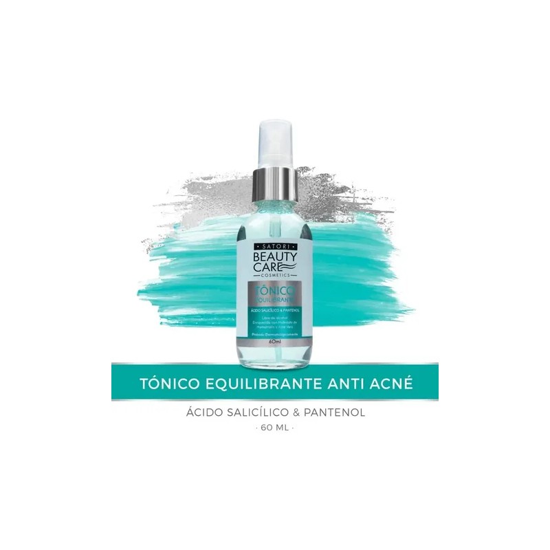 Tónico Facial Anti Acné Ácido Salicílico 2% Pantenol 5%