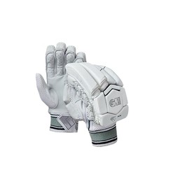 Gunn & Moore GM Cricket Batting Gloves | 808 | Sleek Back of Hand Shape | Comfort with Protection | Calf Leather Palm | Junior Right Handed | 1 Pair | Approx 325 g per Pair