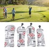 4Pcs UK Flag Print Golf Club Head Cover PU Golf