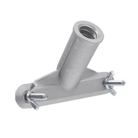 WATIIFUFU Roller Brush Telescopic Rod Broom Head Adapter Pole Handle Adapter Broom Push Broom Head Connector Mop Extension Pole Connector Broom Head Bracket Connecting Silver Aluminum Alloy