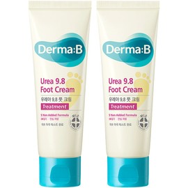 Dermaby Urea 9.8 Foot Cream Warm Musk Woody Scent 80ml x 2 / 더마비 우레아 9.8 풋크림 포근한 머스크 우디향 80ml 2개