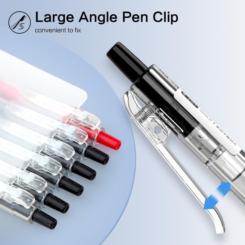 M&G 12 Pcs Gel Pens, 0.5mm Black Ink Gel Pens