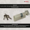 DOMINO DMO 41/36G M6 Locking Cylinder + Knob [Profile Knob