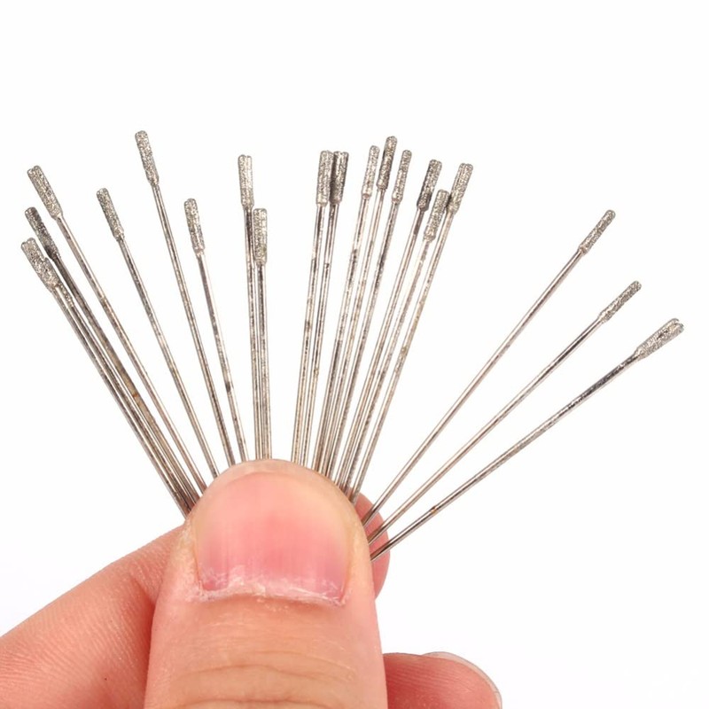 2mm Diamond Coated Lapidary Drill Bits, Diamond Glass Jewelery Drill
