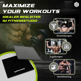 Encore Grips® Grip Pads, Grip Aids for Strength Training, Fitness, Bodybuilding, Crossfit, Calisthenics, 1 Pair of Grip Pads, Suede and Rubber Padding