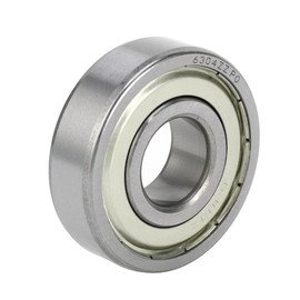 X AUTOHAUX 6304ZZ Deep Groove Ball Bearings P0 20x52x15mm Lubricated Bearings Double Metal Seal Silver Tone Scooter Skateboard Wheel