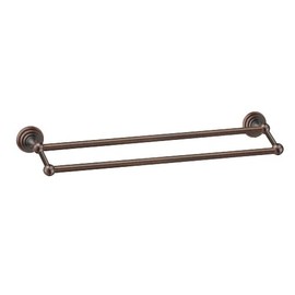 Designers Impressions Stockton Series Oil Rubbed Bronze 24" Double Towel Bar